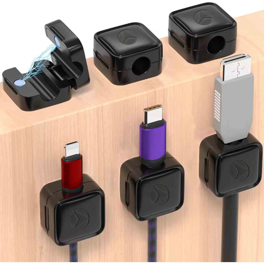 Desktop Magnetic Cable Clip Cord