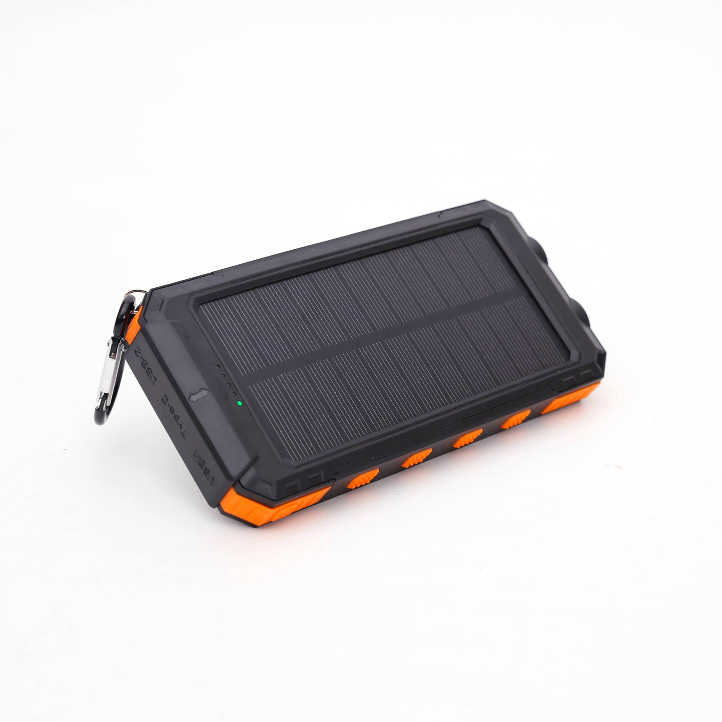 Solar Power Bank 10,000 mAh with LED & Compass—Retail Pack