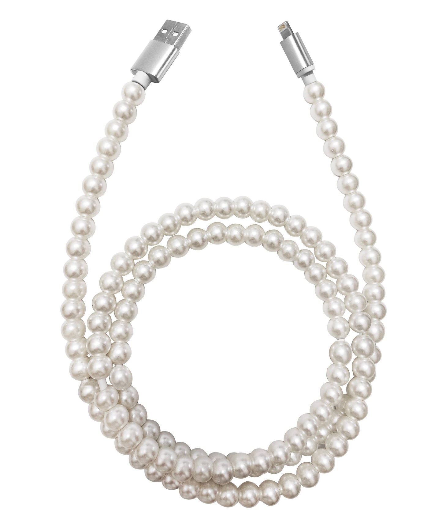 Tech Mod Beads Iphone Cables – Style Meets Function-Retail: White