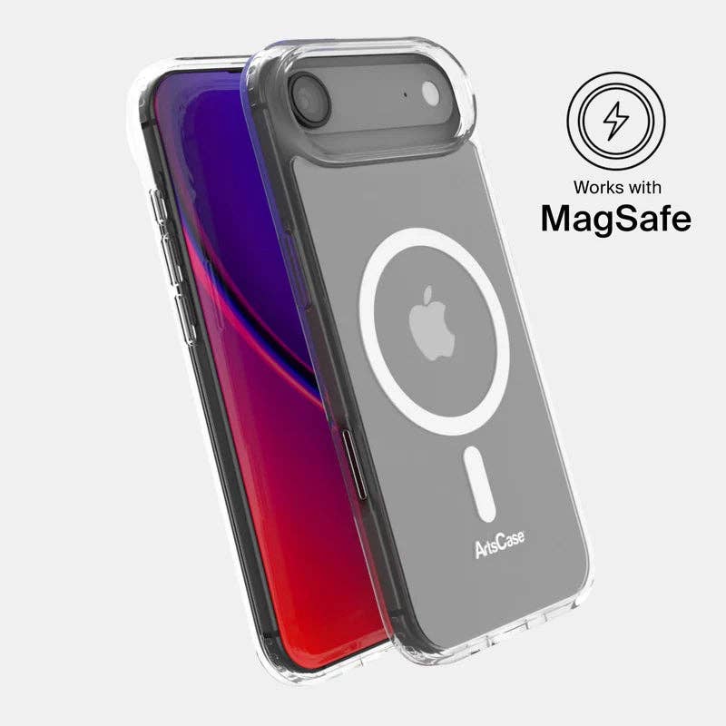 IPhone 17 Air Clear Case with MagSafe – Impact Hybrid: Black