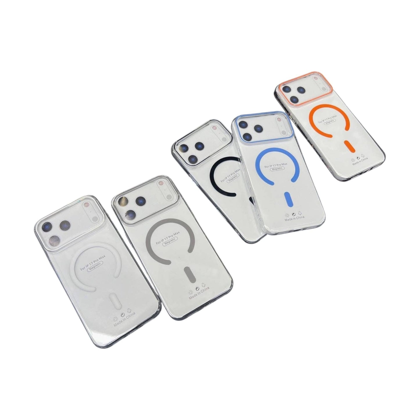 Mighty TPU Transparent Magnet Case for All iPh 17 Series