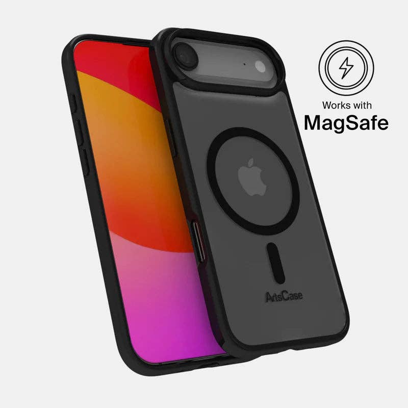 IPhone 17 Air Clear Case with MagSafe – Impact Hybrid: Black