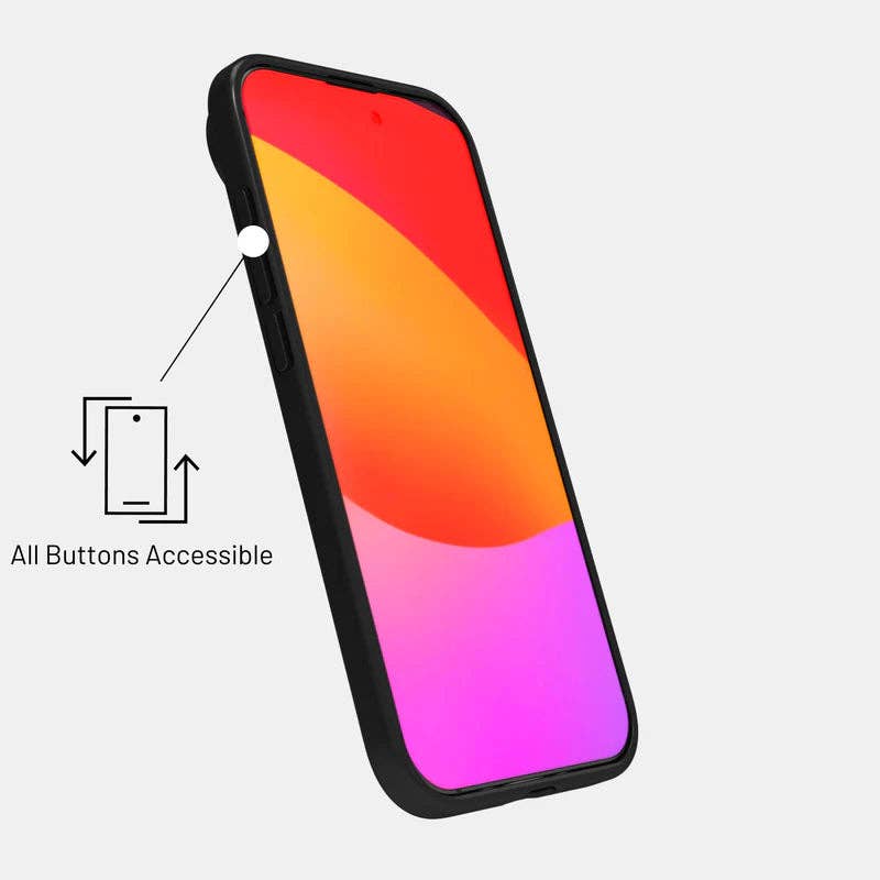 IPhone 17 Air Clear Case with MagSafe – Impact Hybrid: Black