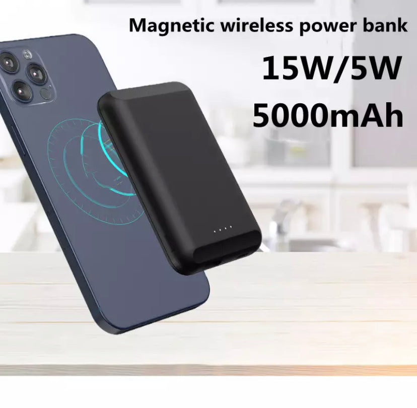 Magnetic Backup Power Bank Fast Charging