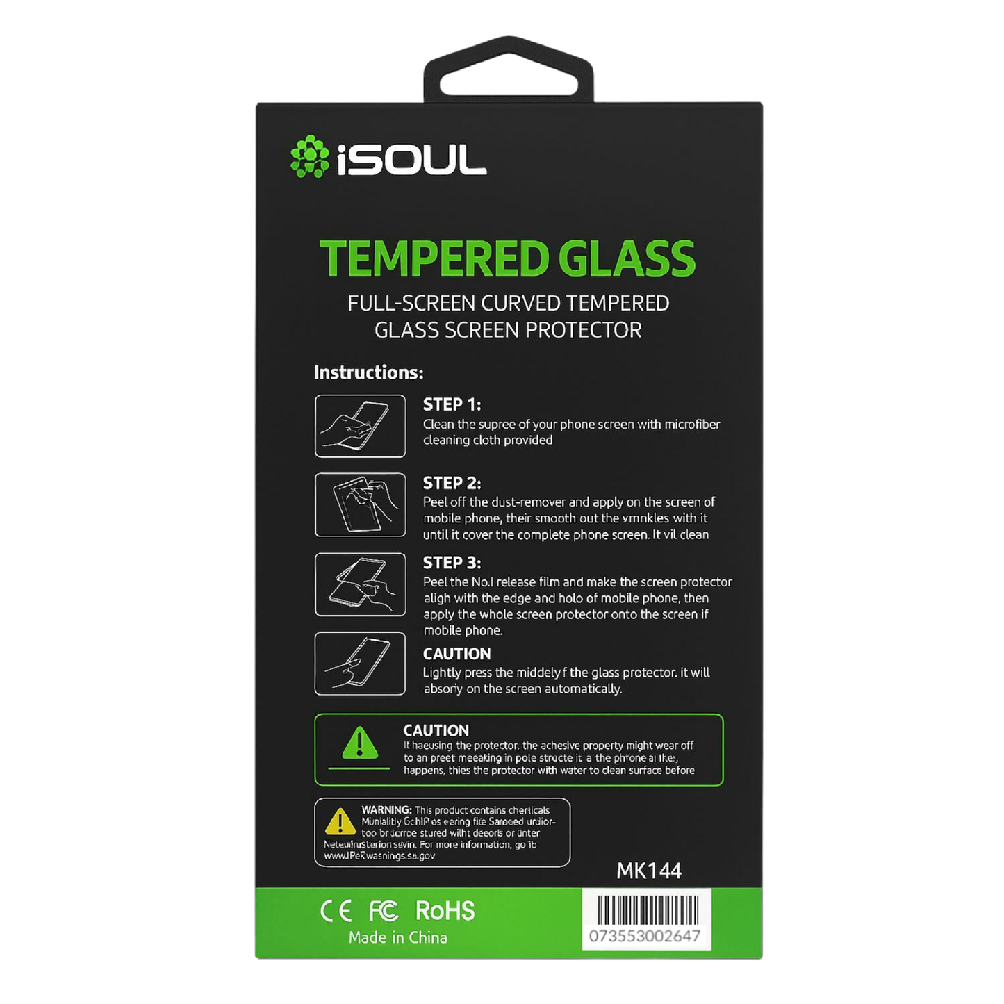 ISoul Tempered Glass Available for All Phones MK144