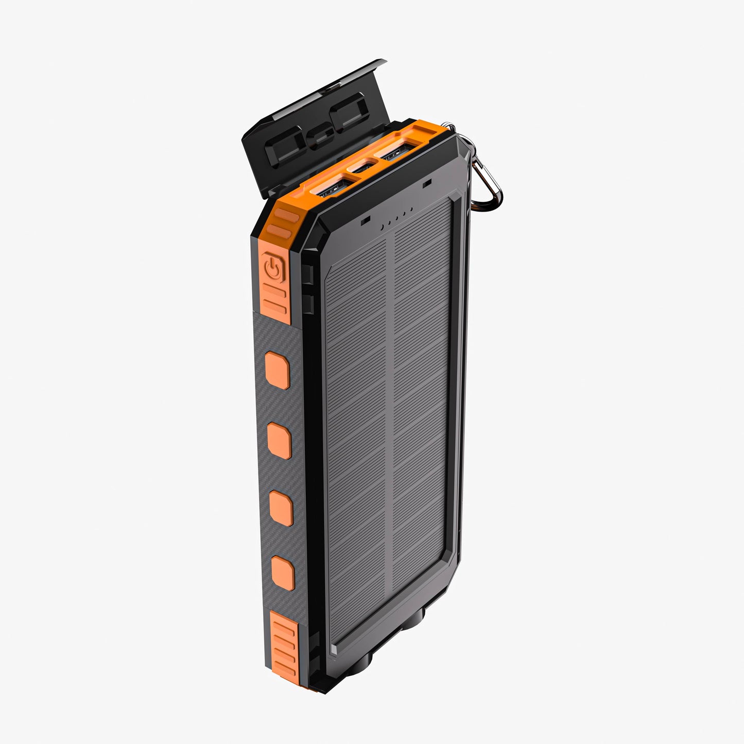 Solar Power Bank 10,000 mAh with LED & Compass—Retail Pack