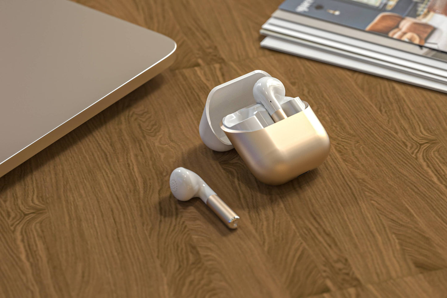 Noise Cancellation Laud Wireless Earphones - Retail Pack: White