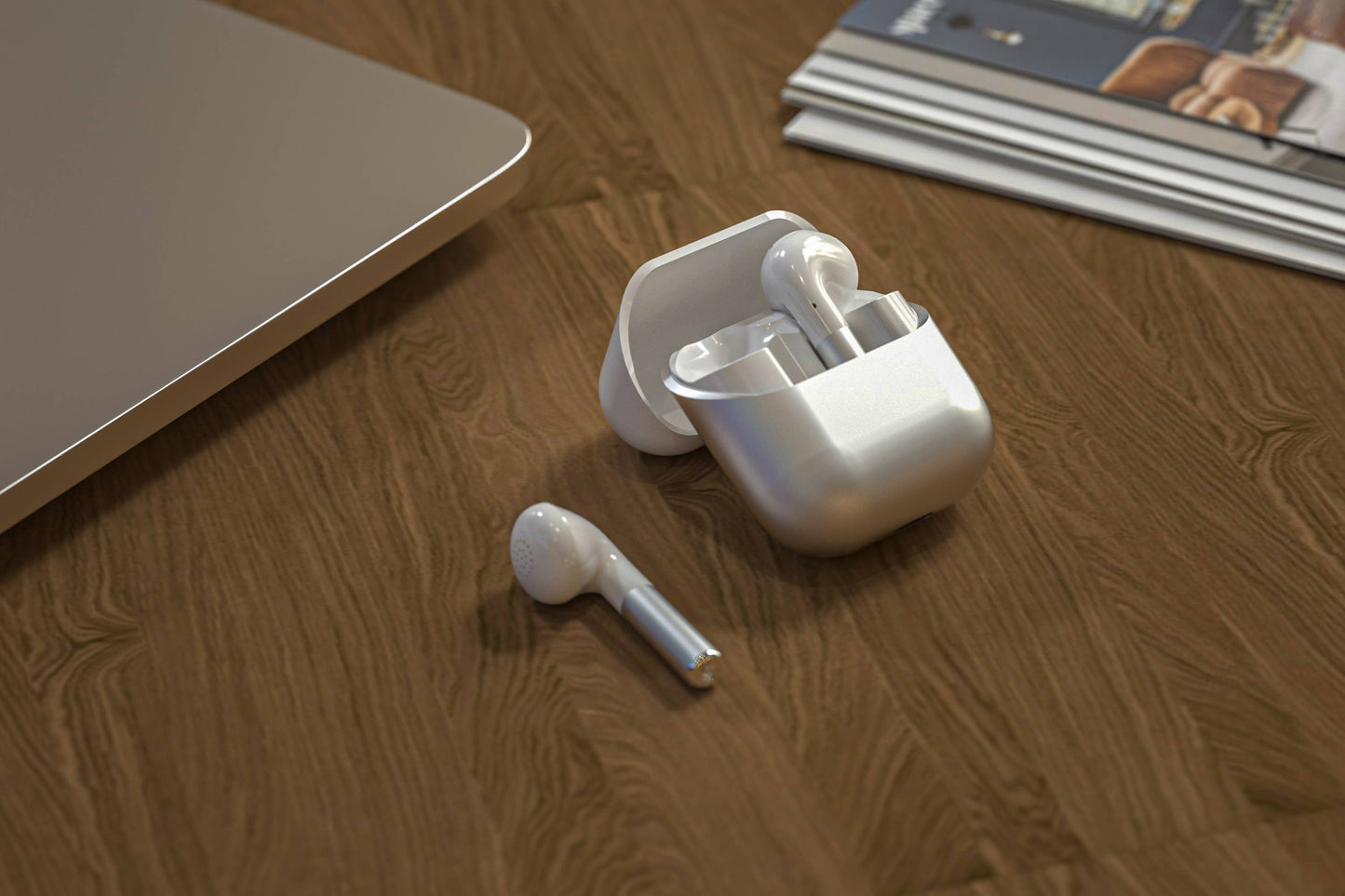 Noise Cancellation Laud Wireless Earphones - Retail Pack: White