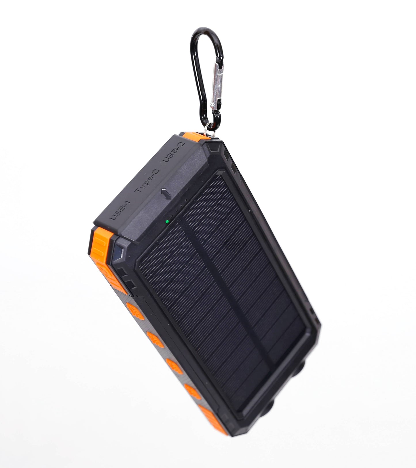 Solar Power Bank 10,000 mAh with LED & Compass—Retail Pack