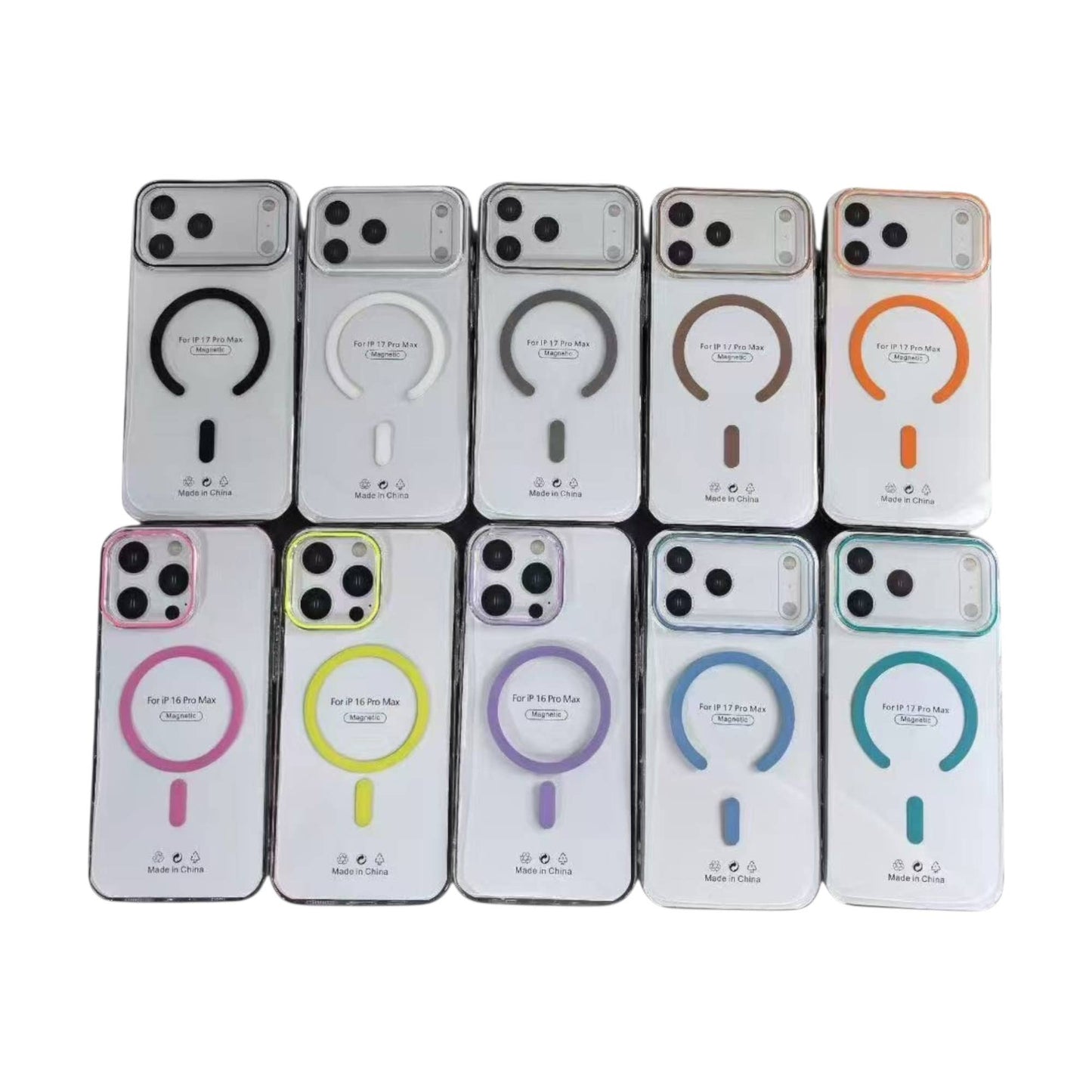 Mighty TPU Transparent Magnet Case for All iPh 17 Series