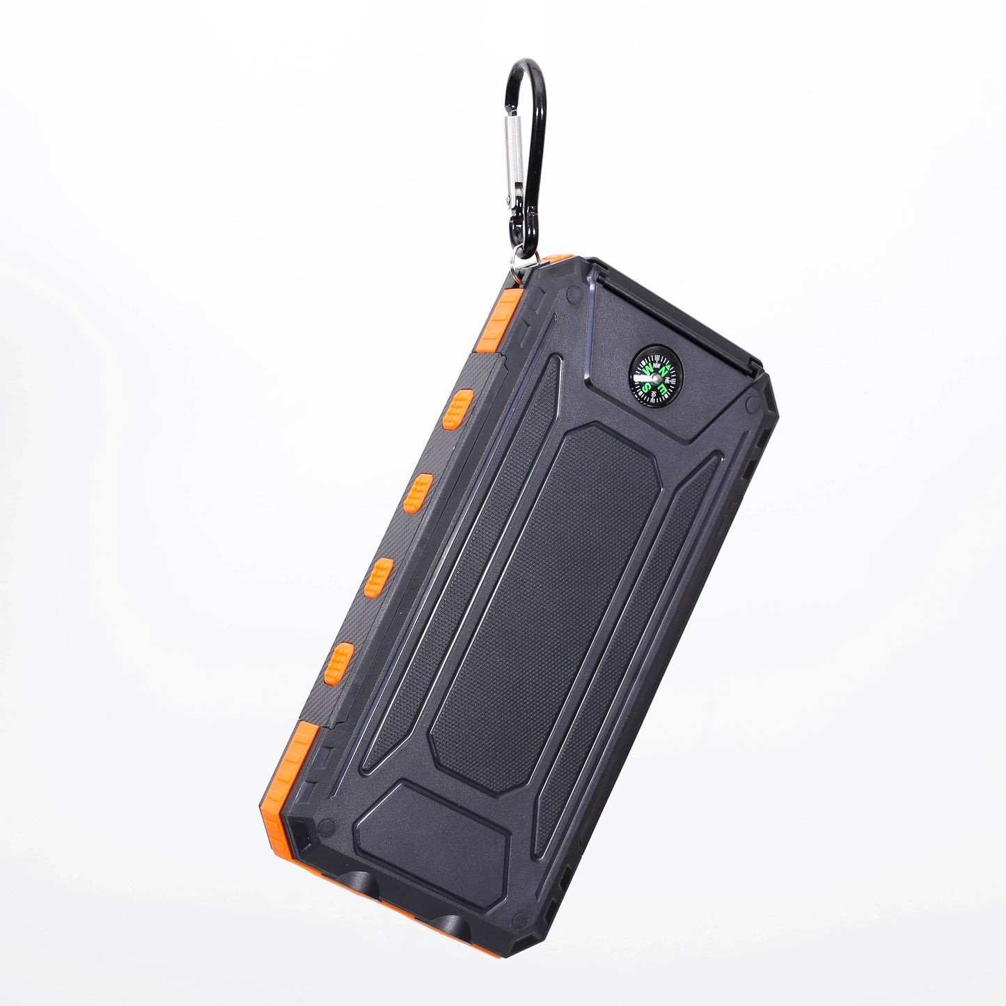 Solar Power Bank 10,000 mAh with LED & Compass—Retail Pack