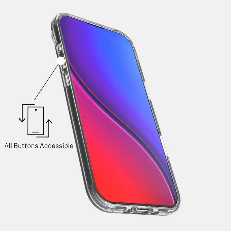 IPhone 17 Air Clear Case with MagSafe – Impact Hybrid: Black